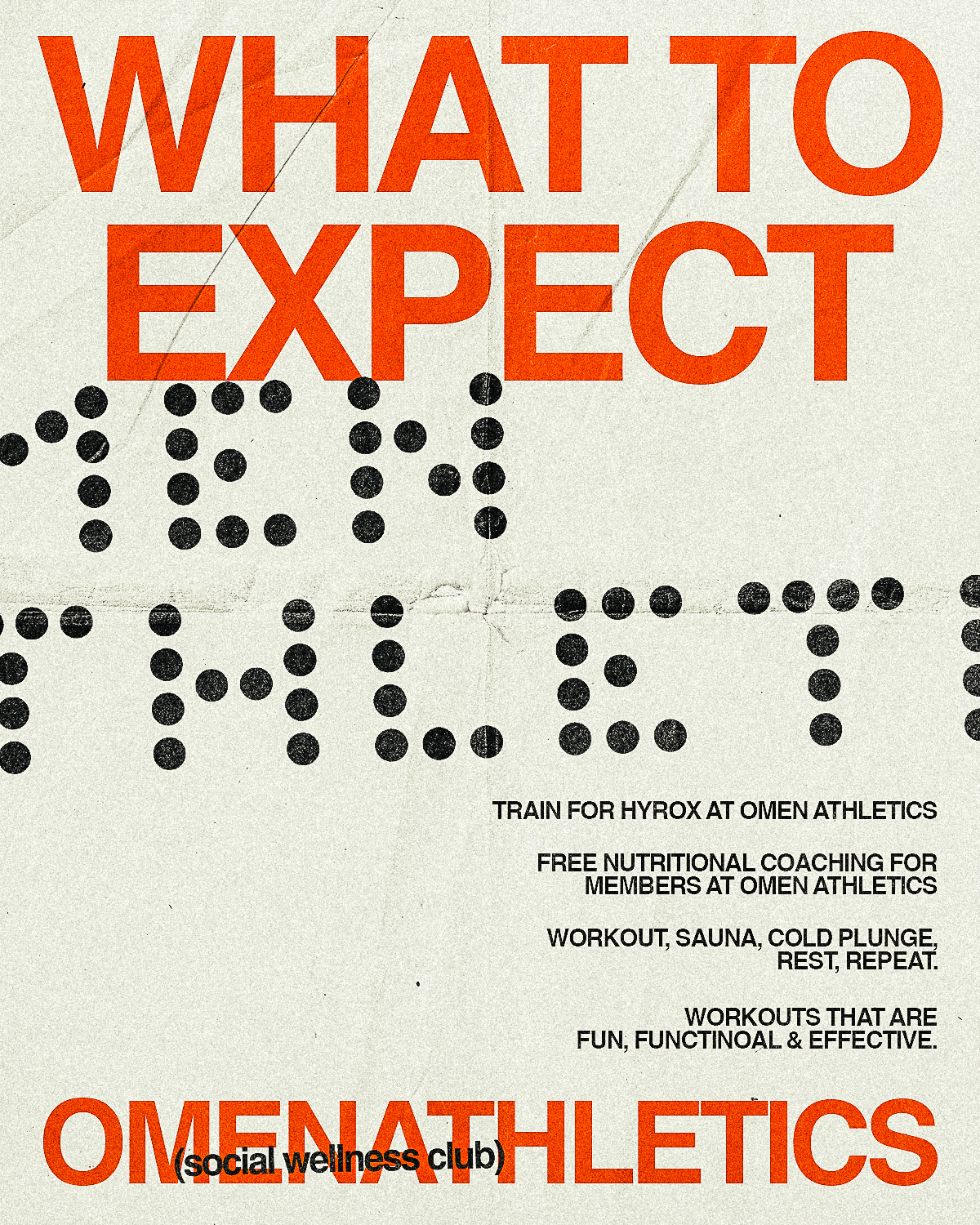 What to expect 1